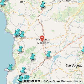Mappa Via Bernardo Salaris, 08015 Macomer NU, Italia (34.425)