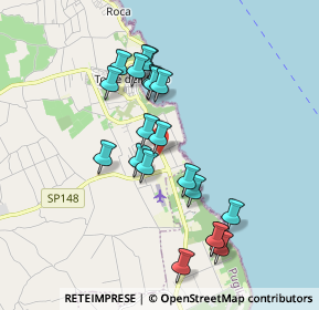 Mappa SP San Cataldo Otranto, 73026 Melendugno LE, Italia (1.8495)