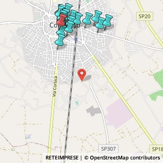 Mappa Via Crocifisso delle Melogne, 73043 Copertino LE, Italia (1.6)