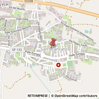 Mappa Via Palmiro Togliatti, 16, 85037 Sant'Arcangelo, Potenza (Basilicata)