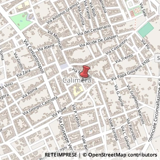 Mappa Via Salvo D'Acquisto, 14, 73021 Calimera, Lecce (Puglia)
