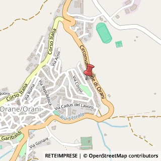 Mappa Via predu costanza, 08026 Orani, Nuoro (Sardegna)