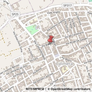 Mappa Via Atene, 1, 73021 Calimera, Lecce (Puglia)