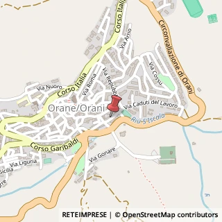 Mappa Via Dante,  23, 08026 Orani, Nuoro (Sardegna)
