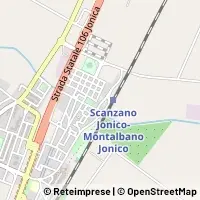 Mapa Scanzano Jonico