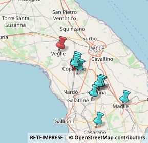 Mappa Via Lipari, 73043 Copertino LE, Italia (11.73273)