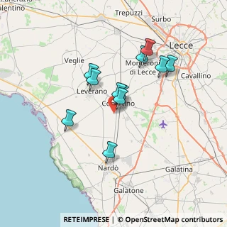 Mappa Via Maria Montessori, 73043 Copertino LE, Italia (6.39909)