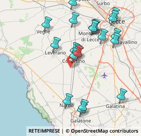 Mappa Via Maria Montessori, 73043 Copertino LE, Italia (9.2225)