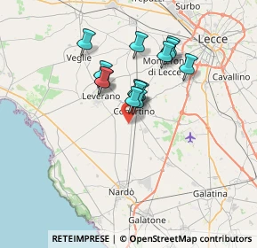 Mappa Via Maria Montessori, 73043 Copertino LE, Italia (5.76)