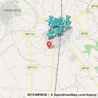 Mappa Via Maria Montessori, 73043 Copertino LE, Italia (1.84429)