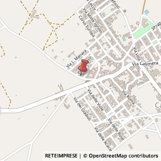 Mappa Via San Cesario, 10, 73010 Caprarica di Lecce, Lecce (Puglia)