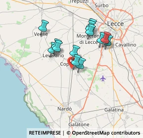 Mappa Via Val d'Aosta, 73043 Copertino LE, Italia (6.40077)