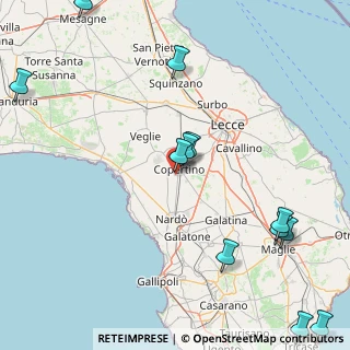 Mappa Via Fra Silvestro Calia, 73043 Copertino LE, Italia (24.655)