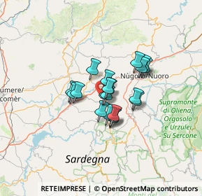 Mappa Orani, 08026 Orani NU, Italia (8.9185)