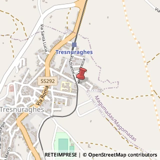 Mappa Via Trento, 1, 08010 Tresnuraghes, Oristano (Sardegna)