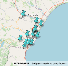 Mappa Via Kennedy, 75020 Scanzano Jonico MT, Italia (10.25357)