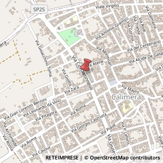 Mappa Via Costantinopoli, 58, 73021 Calimera, Lecce (Puglia)
