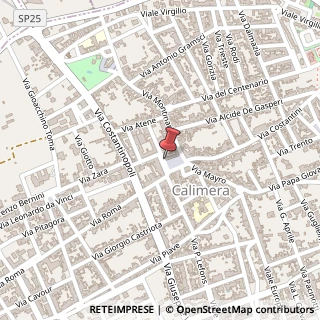 Mappa Via San Giovanni Bosco, 3, 73021 Calimera, Lecce (Puglia)