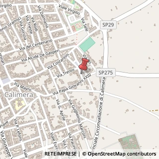 Mappa Via alla Chiesa, 11, 73021 Calimera, Lecce (Puglia)