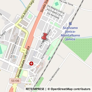 Mappa Via Palmiro Togliatti, snc, 75020 Scanzano Jonico, Matera (Basilicata)