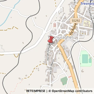 Mappa Via San Giorgio, 20, 09079 Tresnuraghes, Oristano (Sardegna)