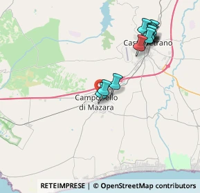 Mappa Via Calatafimi, 91021 Campobello di Mazara TP, Italia (4.6125)