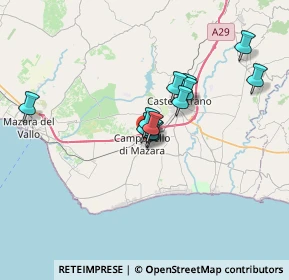 Mappa Via Calatafimi, 91021 Campobello di Mazara TP, Italia (5.77417)