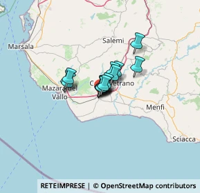 Mappa Via Calatafimi, 91021 Campobello di Mazara TP, Italia (6.52071)