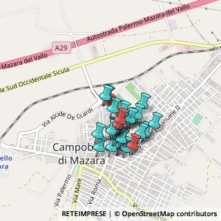 Mappa Via Calatafimi, 91021 Campobello di Mazara TP, Italia (0.35)