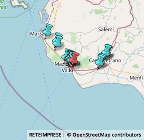 Mappa Via Socrate, 91026 Mazara del Vallo TP, Italia (8.755)