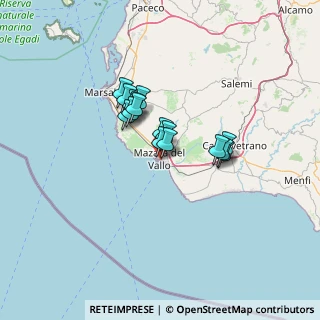 Mappa Via Mario Rapisardi, 91026 Mazara del Vallo TP, Italia (10.05625)