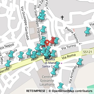 Mappa Via Cesare Battisti, 94017 Regalbuto EN, Italia (0.04667)