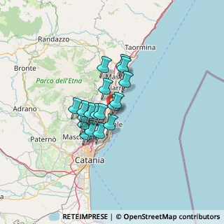 Mappa Via D'Amico, 95024 Acireale CT, Italia (9.885)