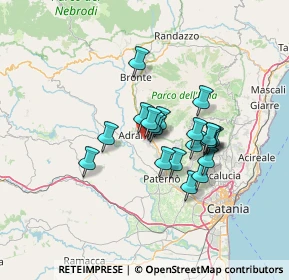 Mappa Via del Biancospino, 95033 Biancavilla CT, Italia (11.166)