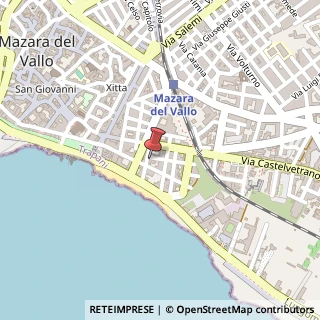 Mappa Via Filippo Castelli, 23, 91026 Mazara del Vallo, Trapani (Sicilia)