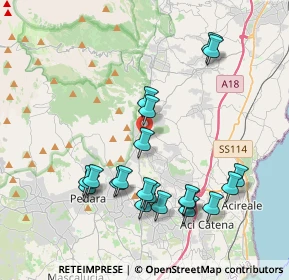 Mappa Via Silvio Pellico, 95019 Zafferana Etnea CT, Italia (4.5785)