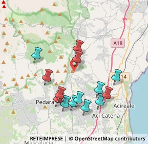 Mappa Via Silvio Pellico, 95019 Zafferana Etnea CT, Italia (4.16643)