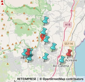 Mappa Via Silvio Pellico, 95019 Zafferana Etnea CT, Italia (4.07364)