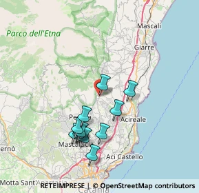 Mappa Via Silvio Pellico, 95019 Zafferana Etnea CT, Italia (7.74917)