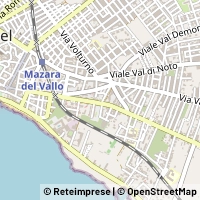 Map Mazara del Vallo