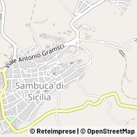 Kaart Sambuca di Sicilia