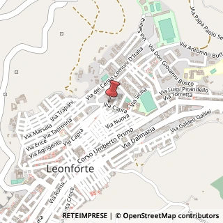 Mappa Via Capra, 212, 94013 Leonforte, Enna (Sicilia)
