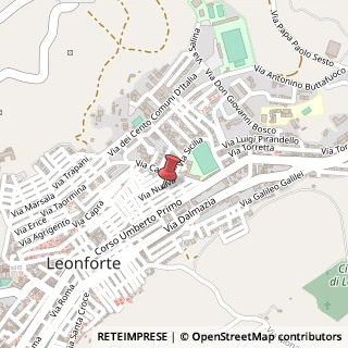 Mappa Via Orlando, 10, 94013 Leonforte EN, Italia, 94013 Leonforte, Enna (Sicilia)