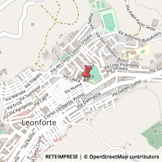 Mappa Via Capra, 216, 94013 Leonforte, Enna (Sicilia)