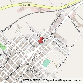 Mappa Via V. Emanuele II, 267, 91021 Campobello di Mazara, Trapani (Sicilia)