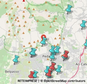 Mappa Via A, 95030 Pedara CT, Italia (6.0225)