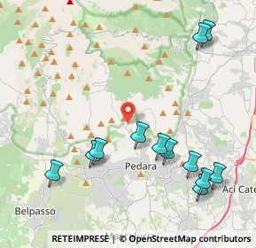 Mappa Via A, 95030 Pedara CT, Italia (5.37333)