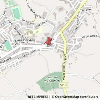 Mappa Via leopardi 1, 94013 Leonforte, Enna (Sicilia)