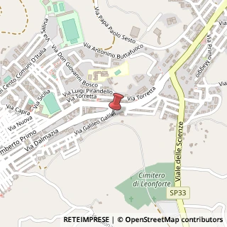 Mappa Via Galileo Galilei, 15, 94013 Leonforte, Enna (Sicilia)