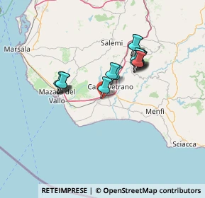 Mappa Castelvetrano, 91021 Campobello di Mazara TP, Italia (12.88067)